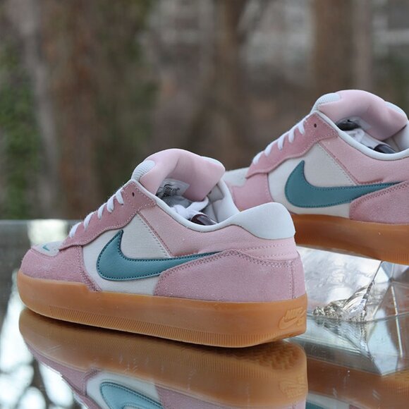Nike SB Force 58 Pink Bloom Teal Gum - Picture 12 of 13